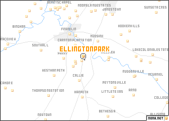 map of Ellington Park