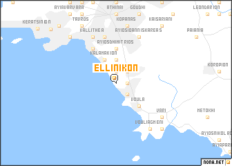 map of Ellinikón