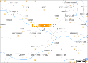 map of Ellinokhórion