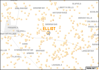map of Elliot