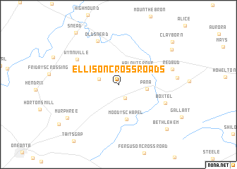 map of Ellison Crossroads