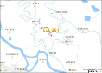 map of Ellison