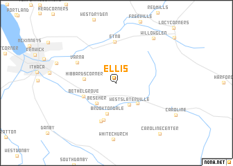 map of Ellis