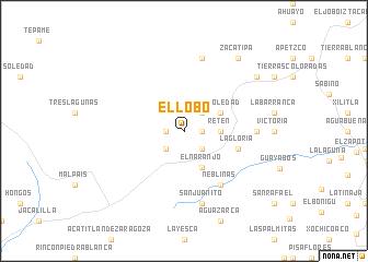 map of El Lobo