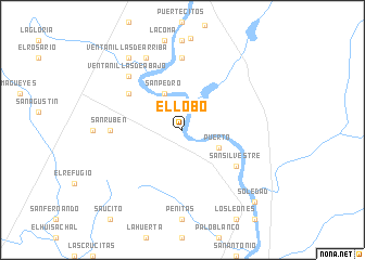 map of El Lobo