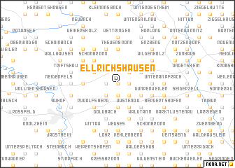 map of Ellrichshausen