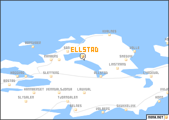 map of Ellstad