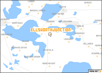 map of Ellsworth Junction