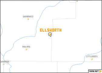 map of Ellsworth