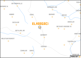 map of Elmaağacı