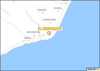 map of El Maamoura