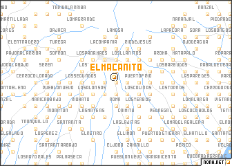 map of El Macanito