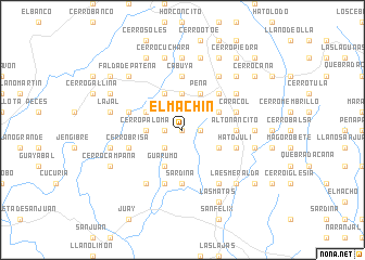 map of El Machín