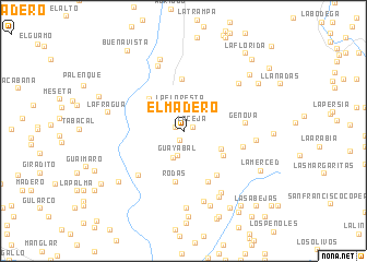 map of El Madero