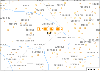 map of El Maghghara