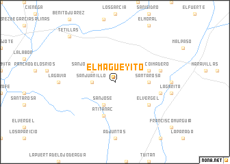 map of El Magueyito
