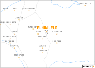 map of El Majuelo