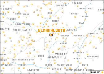 map of El Makhloûta