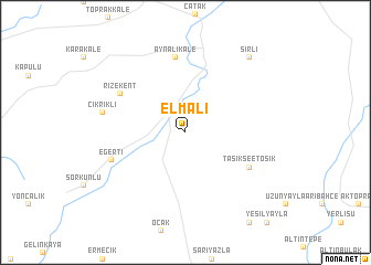 map of Elmalı