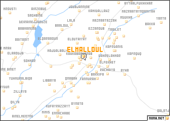 map of El Malloûl