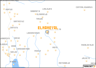 map of El Mameyal