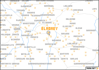 map of El Mamey