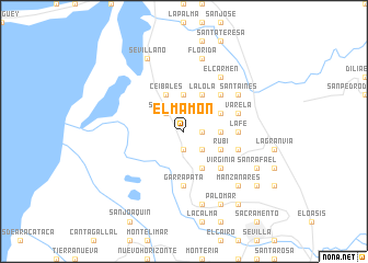 map of El Mamón