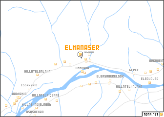 map of El Manaser