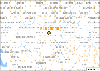 map of El Mancón