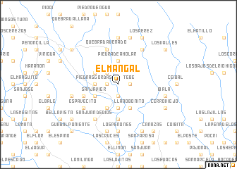 map of El Mangal