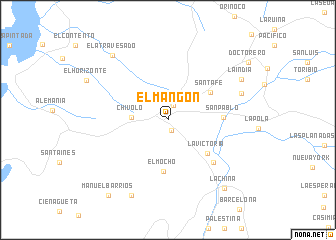 map of El Mangón