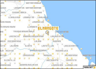 map of El Mangote
