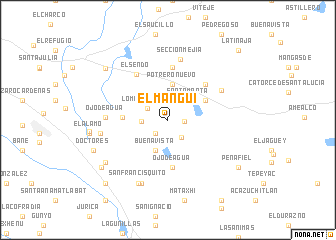 map of El Manguí