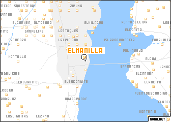 map of El Manilla
