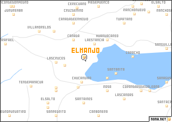 map of El Manjo