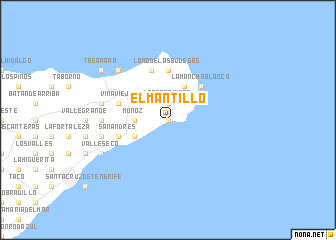 map of El Mantillo