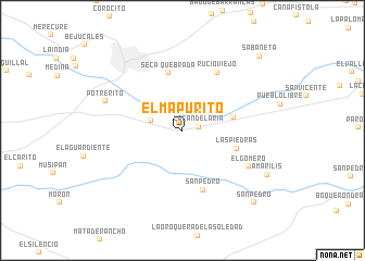 map of El Mapurito