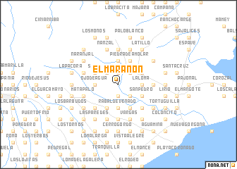 map of El Marañón