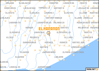 map of El Marañón