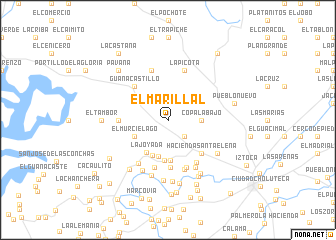 map of El Marillal