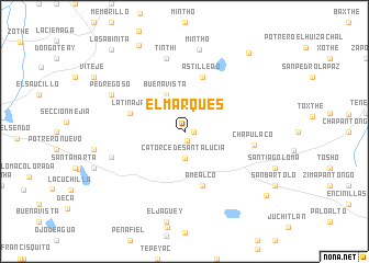 map of El Marqués