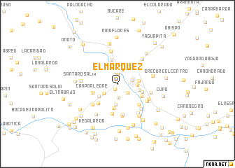 map of El Márquez