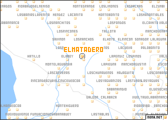 map of El Matadero