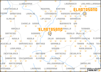 map of El Matasano