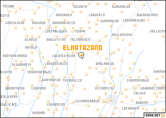 map of El Matazano