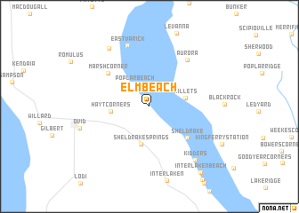 map of Elm Beach