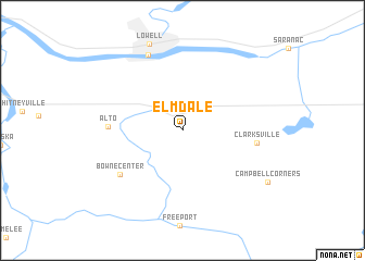 map of Elmdale