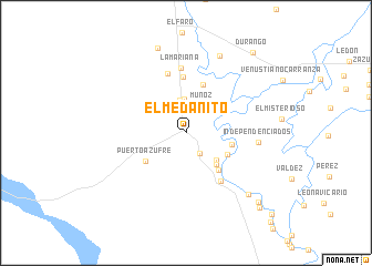 map of El Medanito