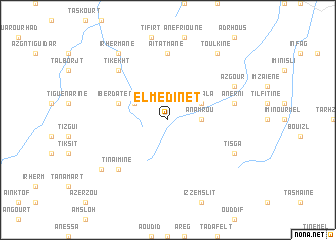 map of El Medinet