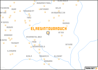 map of El Medint Ouamouch